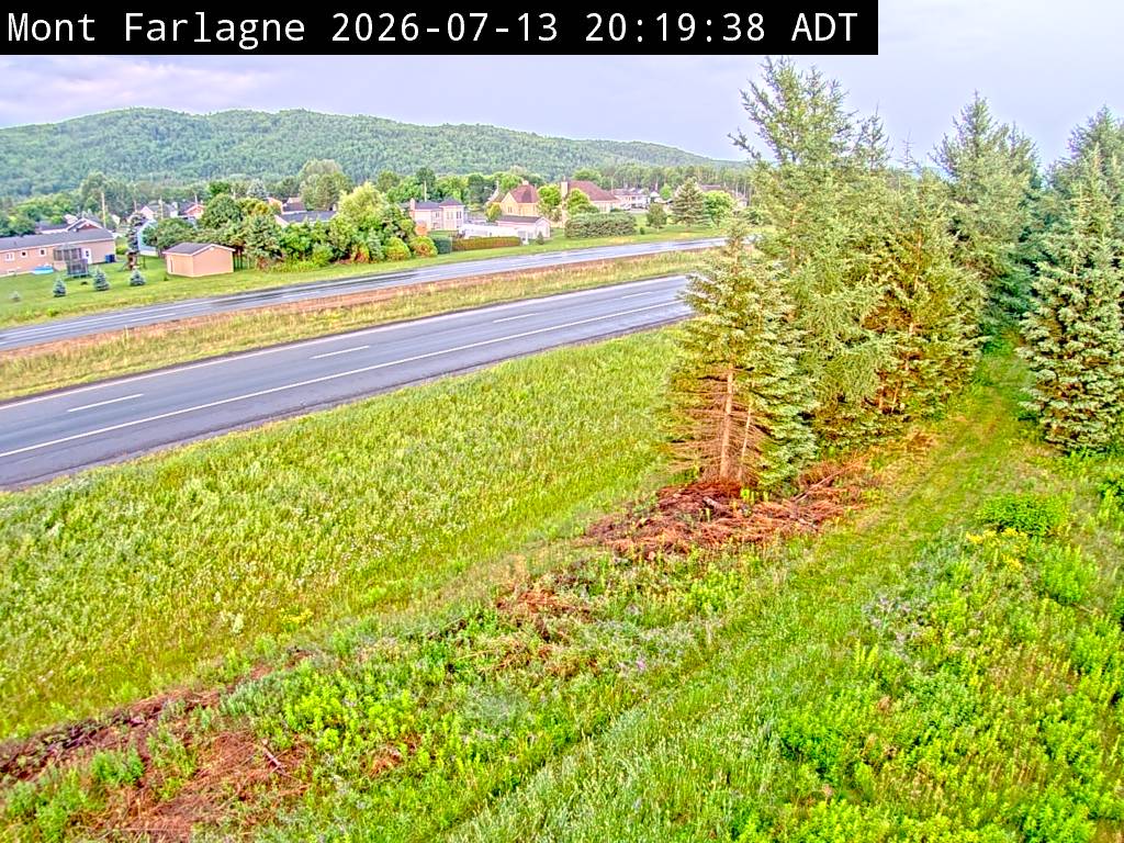 Web Cam image of Mont Farlagne (NB Highway 2)