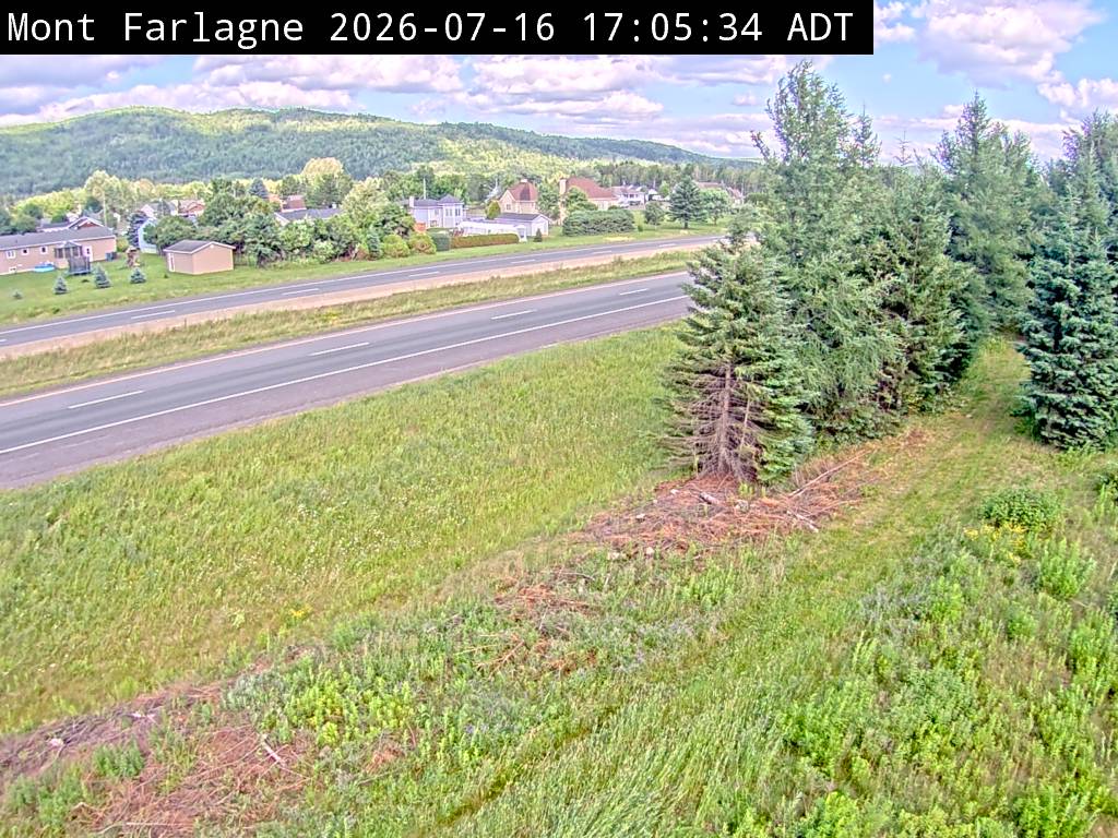 Web Cam image of Mont Farlagne (NB Highway 2)
