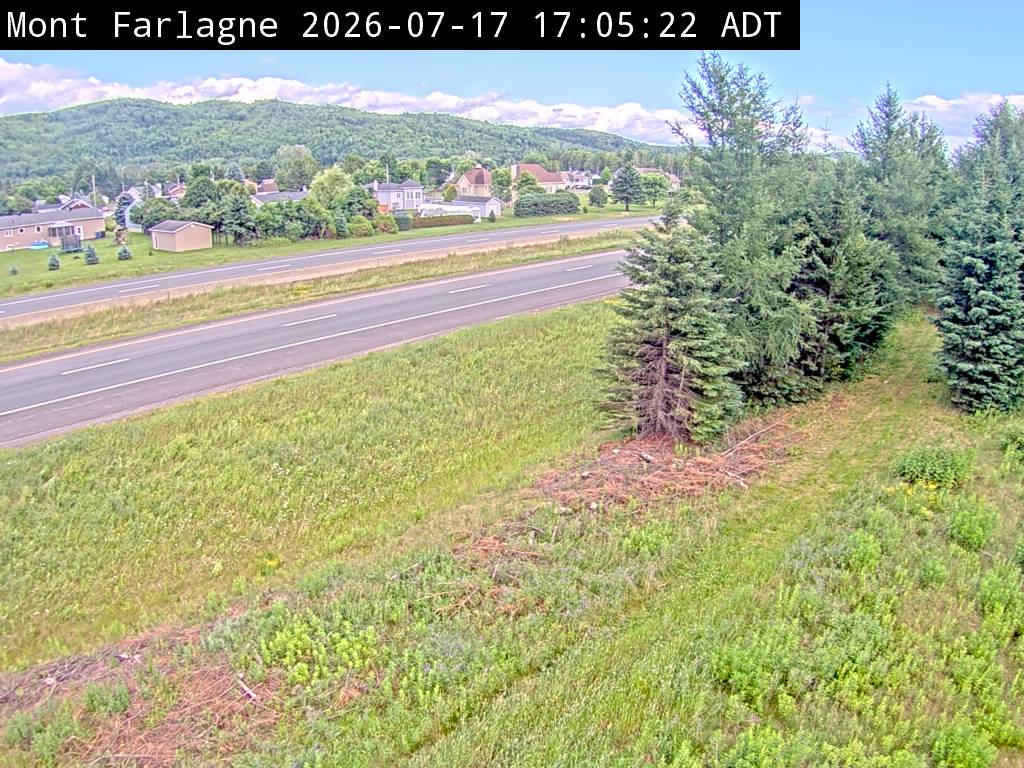 Web Cam image of Mont Farlagne (NB Highway 2)