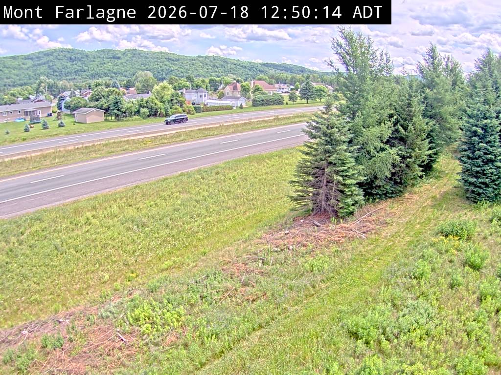 Web Cam image of Mont Farlagne (NB Highway 2)