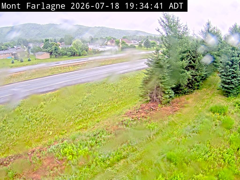 Web Cam image of Mont Farlagne (NB Highway 2)