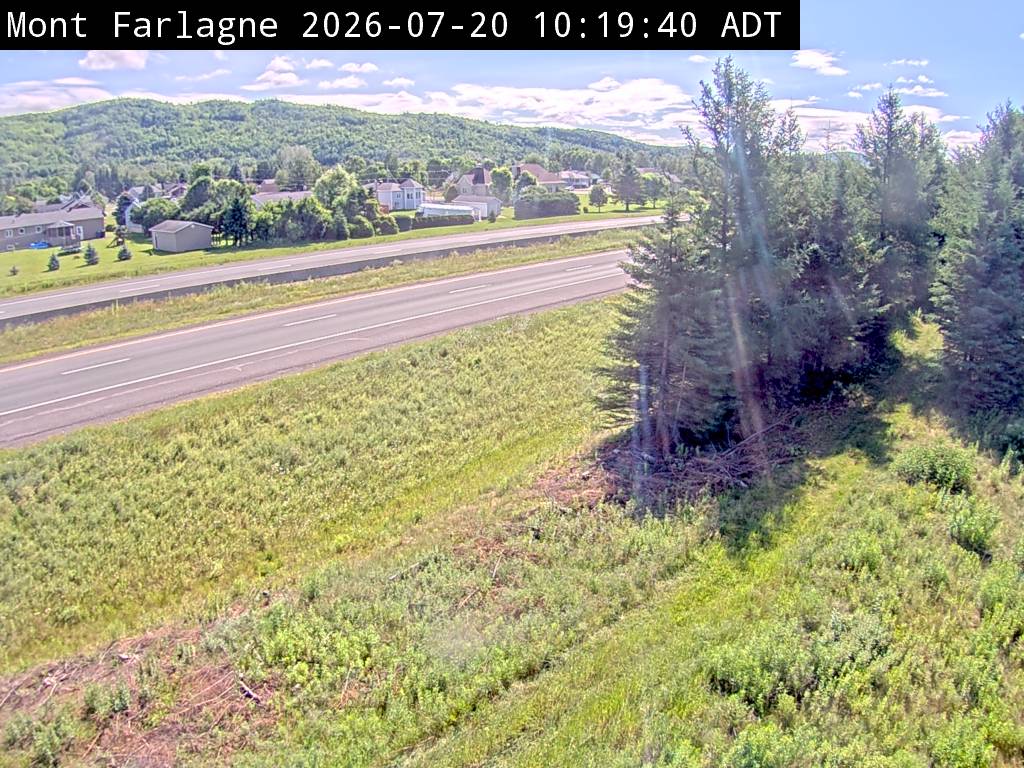 Web Cam image of Mont Farlagne (NB Highway 2)