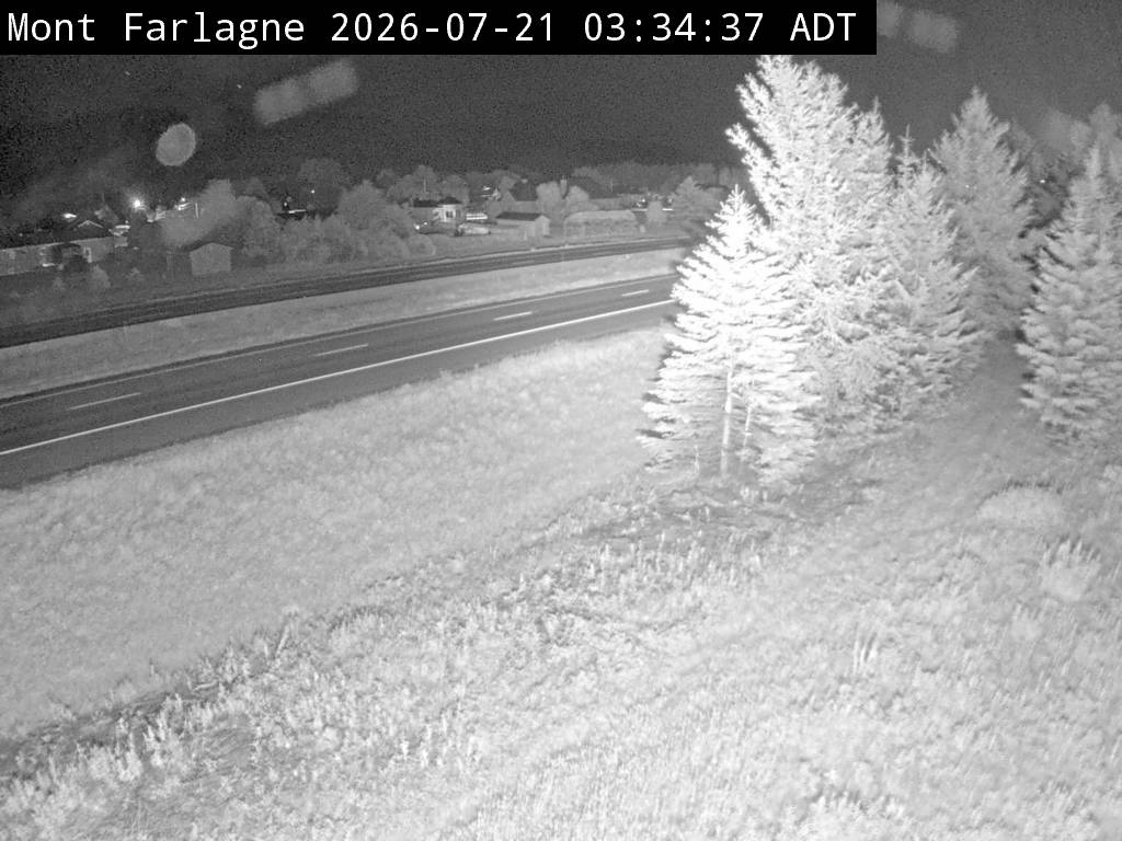 Web Cam image of Mont Farlagne (NB Highway 2)