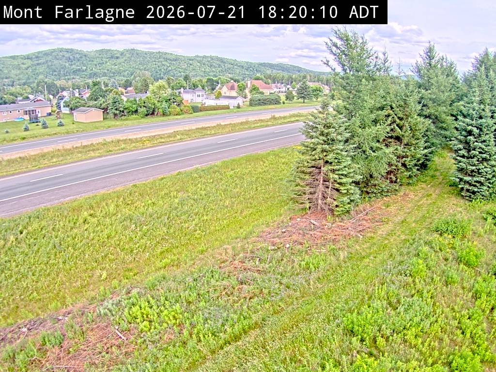 Web Cam image of Mont Farlagne (NB Highway 2)