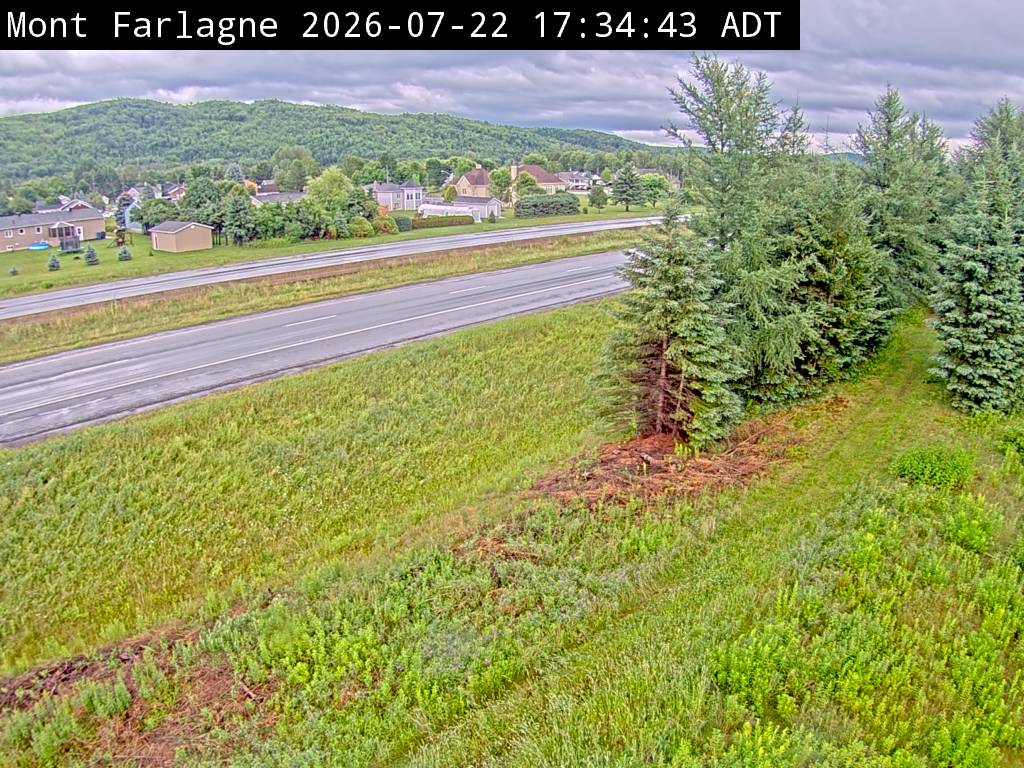 Web Cam image of Mont Farlagne (NB Highway 2)