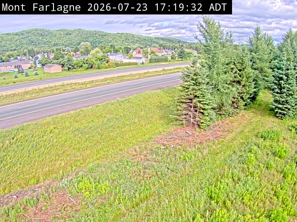 Web Cam image of Mont Farlagne (NB Highway 2)