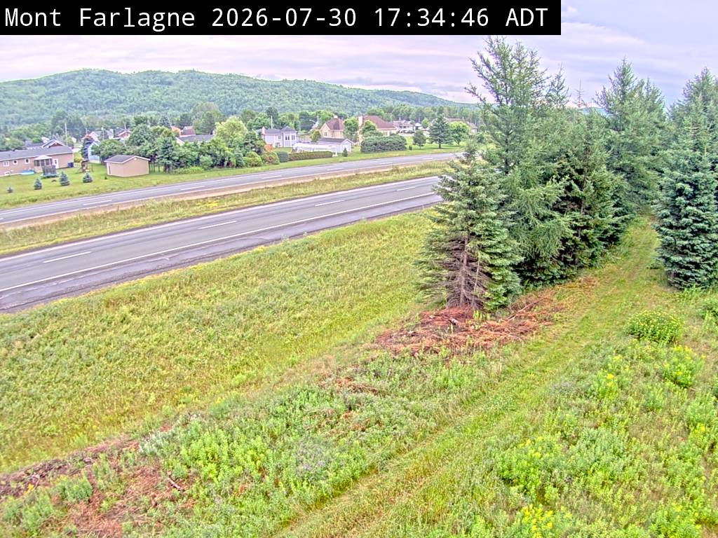 Web Cam image of Mont Farlagne (NB Highway 2)