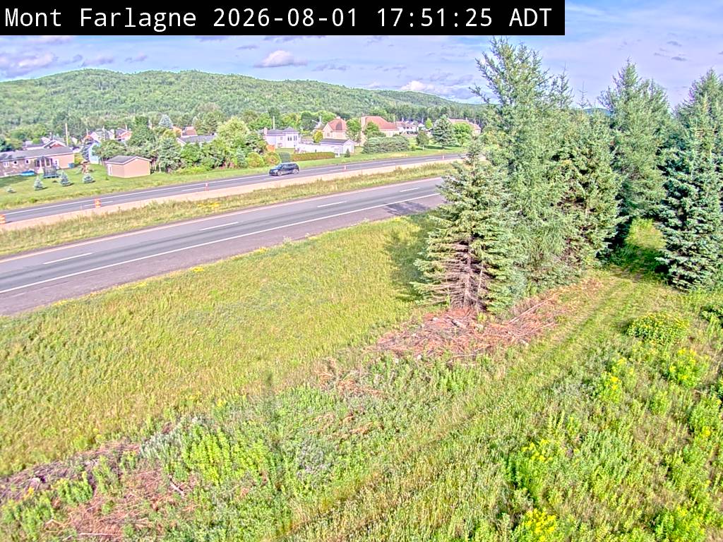 Web Cam image of Mont Farlagne (NB Highway 2)