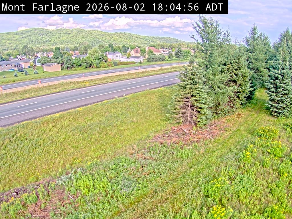 Web Cam image of Mont Farlagne (NB Highway 2)