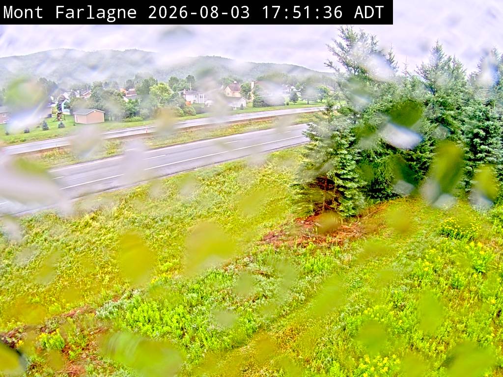 Web Cam image of Mont Farlagne (NB Highway 2)
