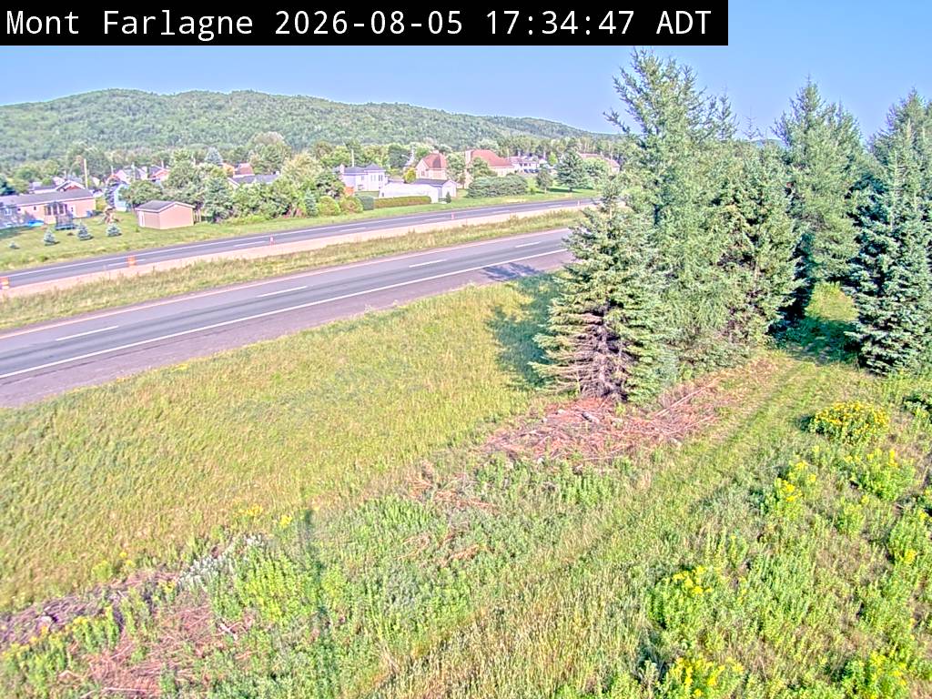 Web Cam image of Mont Farlagne (NB Highway 2)