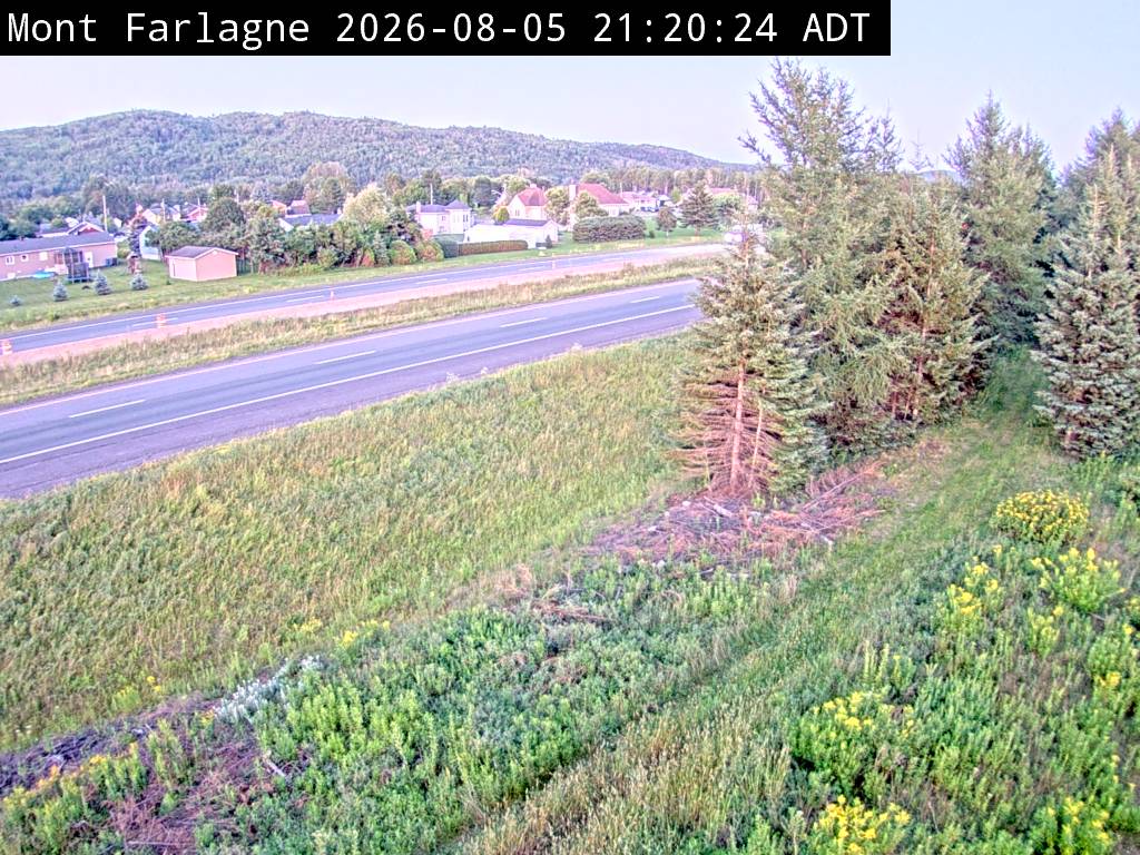 Web Cam image of Mont Farlagne (NB Highway 2)