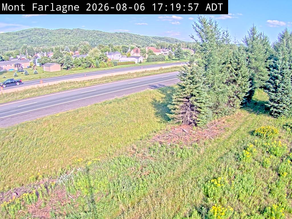 Web Cam image of Mont Farlagne (NB Highway 2)