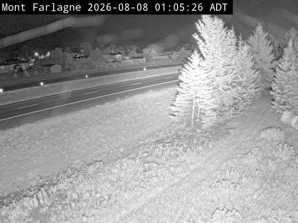 Web Cam image of Mont Farlagne (NB Highway 2)