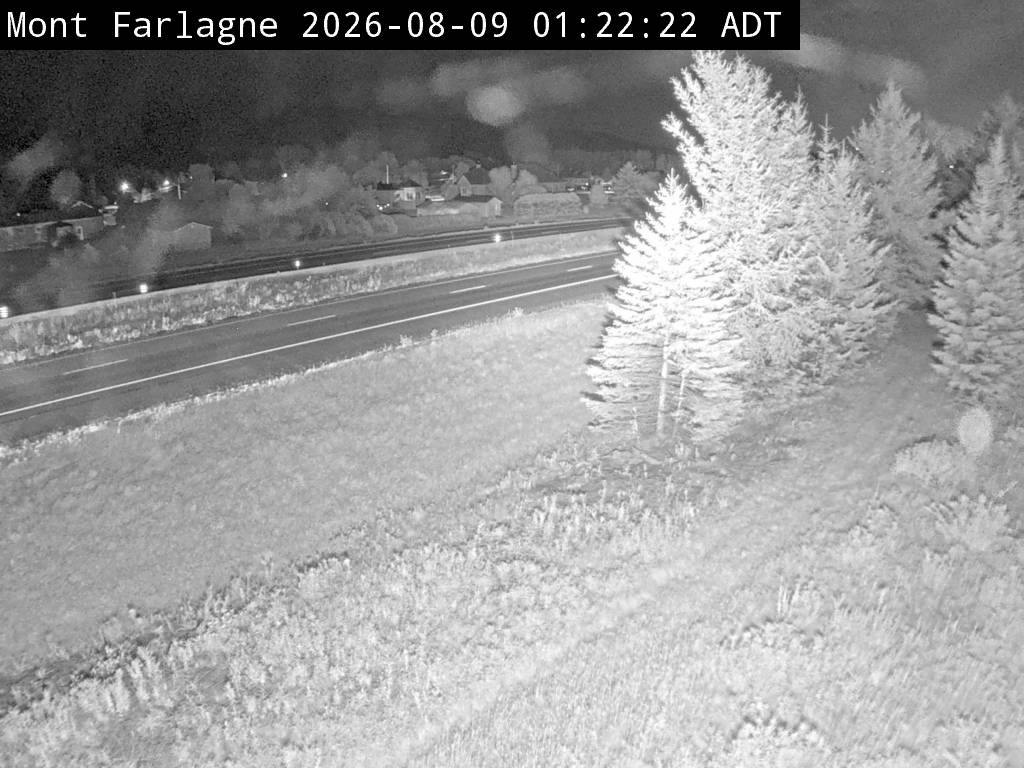 Web Cam image of Mont Farlagne (NB Highway 2)