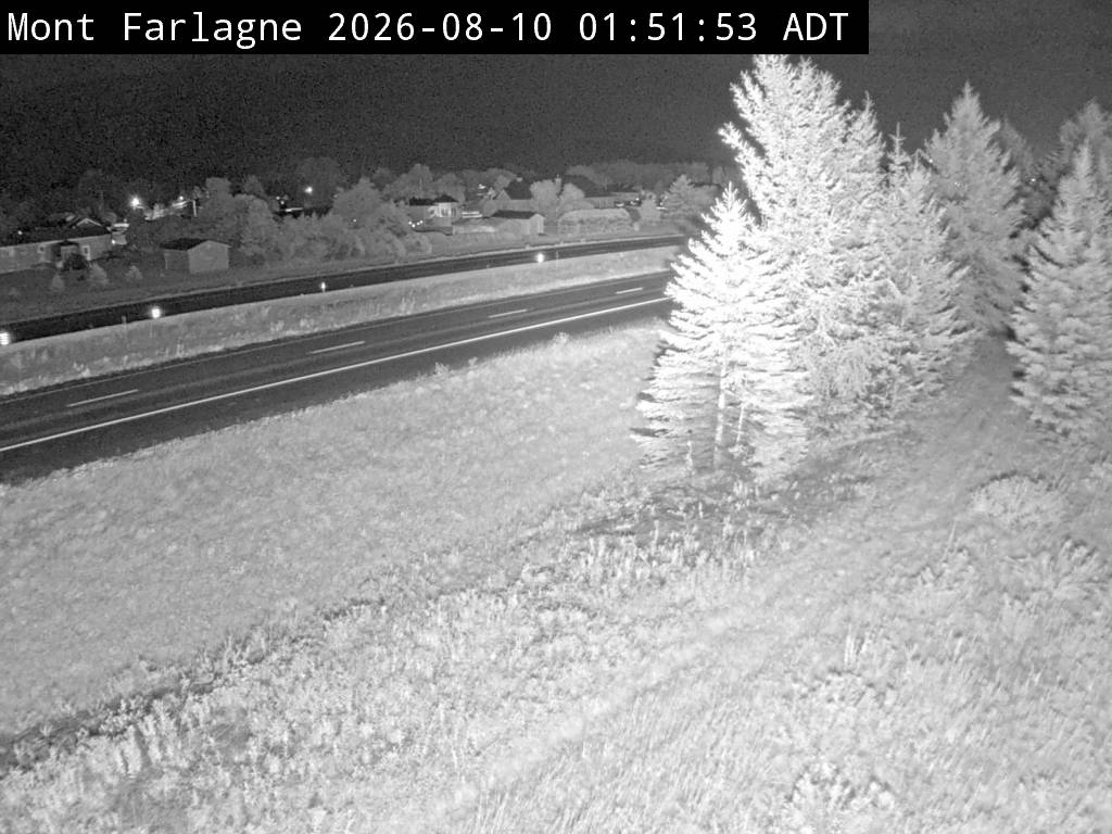 Web Cam image of Mont Farlagne (NB Highway 2)