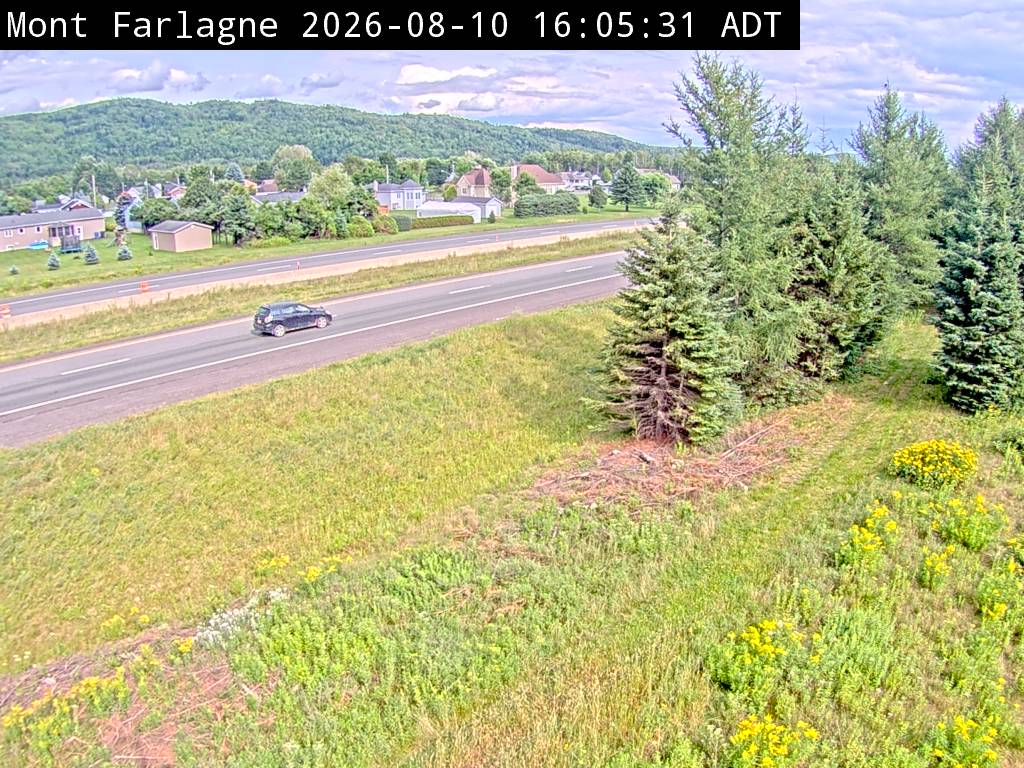 Web Cam image of Mont Farlagne (NB Highway 2)