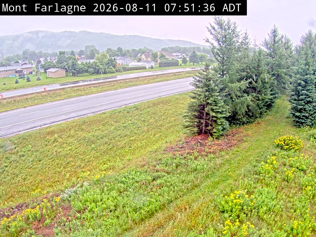 Web Cam image of Mont Farlagne (NB Highway 2)