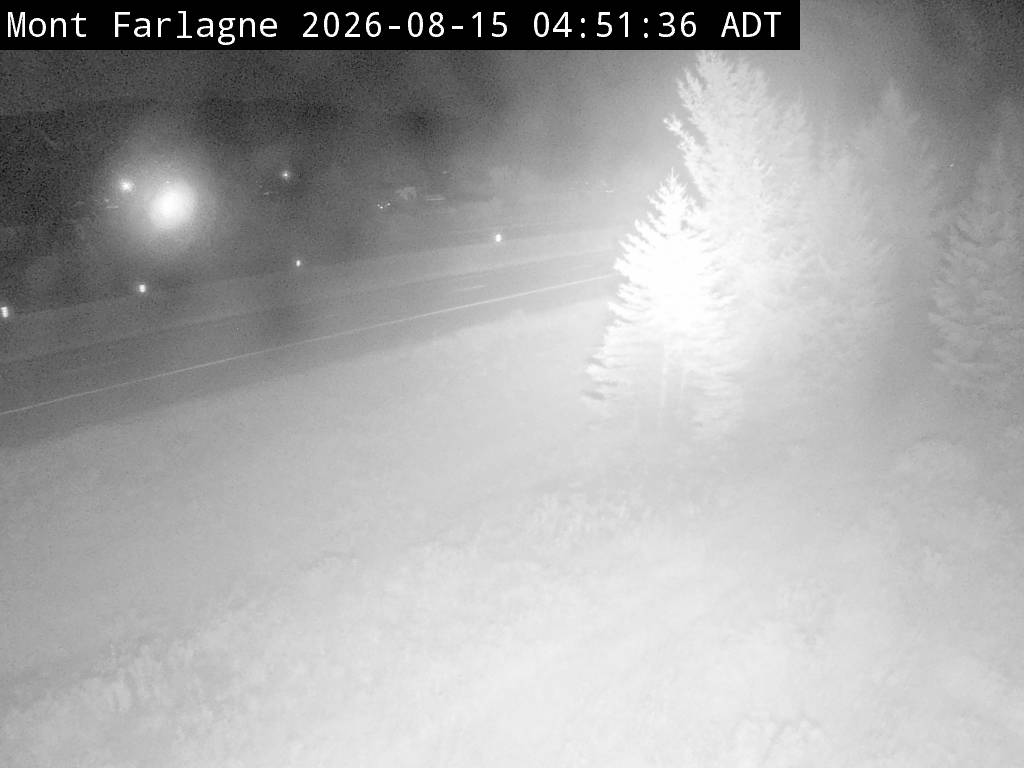 Web Cam image of Mont Farlagne (NB Highway 2)