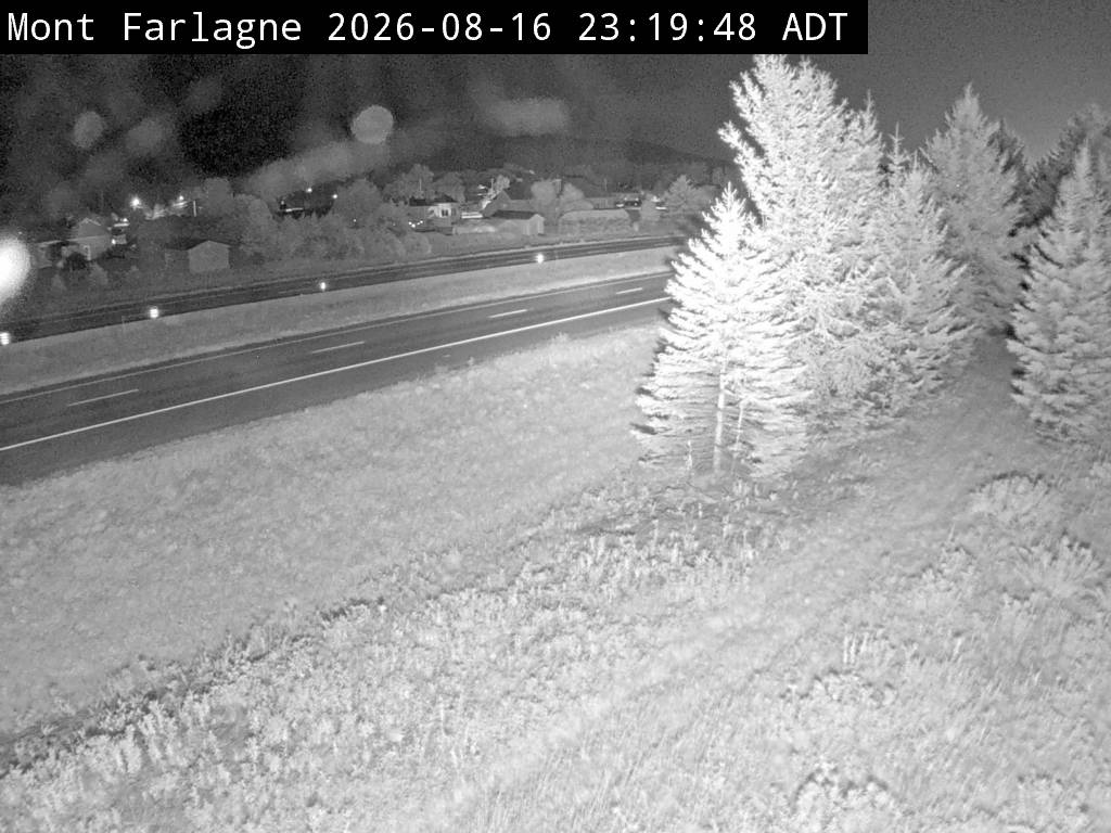 Web Cam image of Mont Farlagne (NB Highway 2)