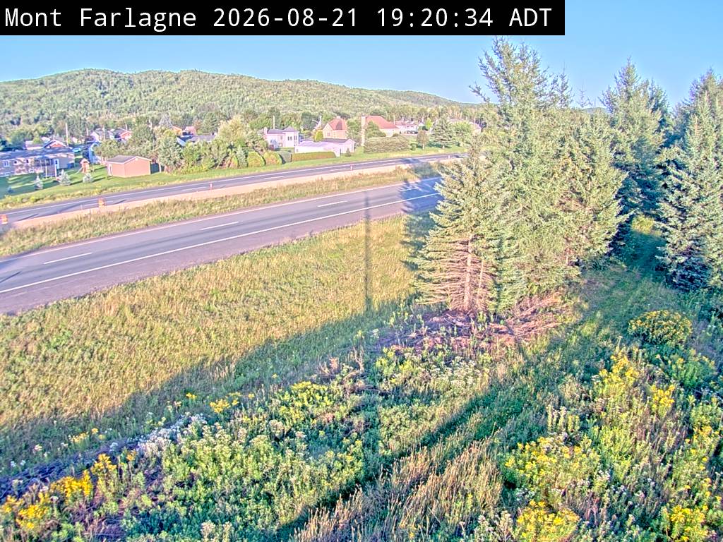 Web Cam image of Mont Farlagne (NB Highway 2)