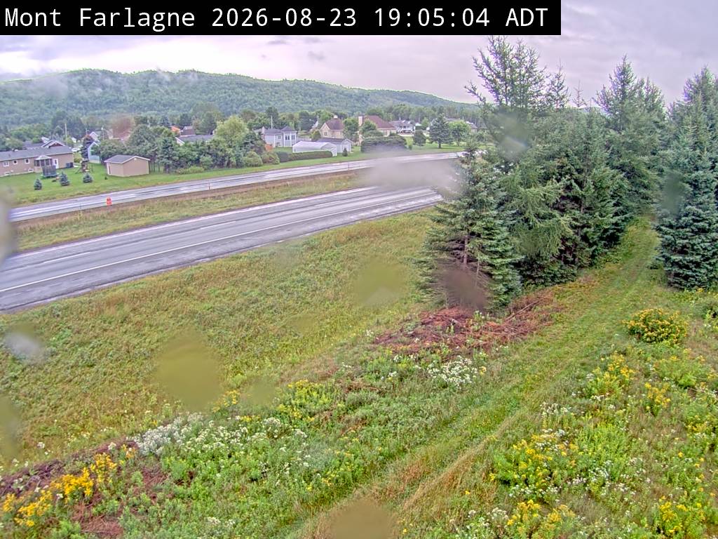 Web Cam image of Mont Farlagne (NB Highway 2)