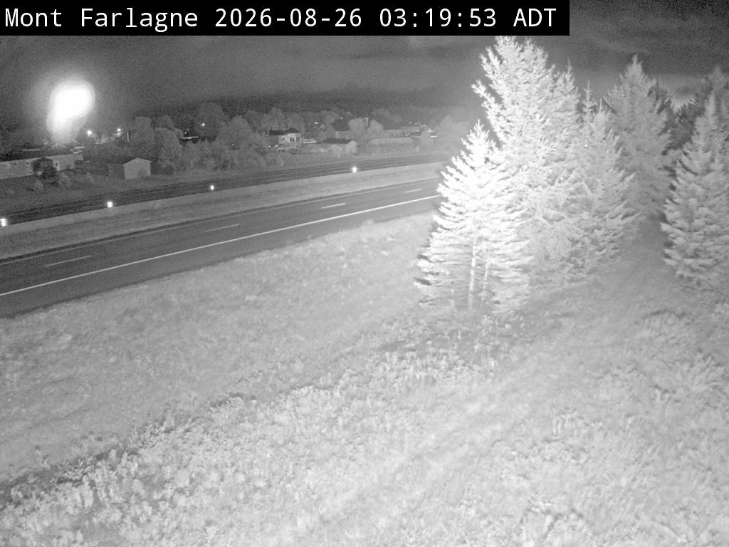 Web Cam image of Mont Farlagne (NB Highway 2)