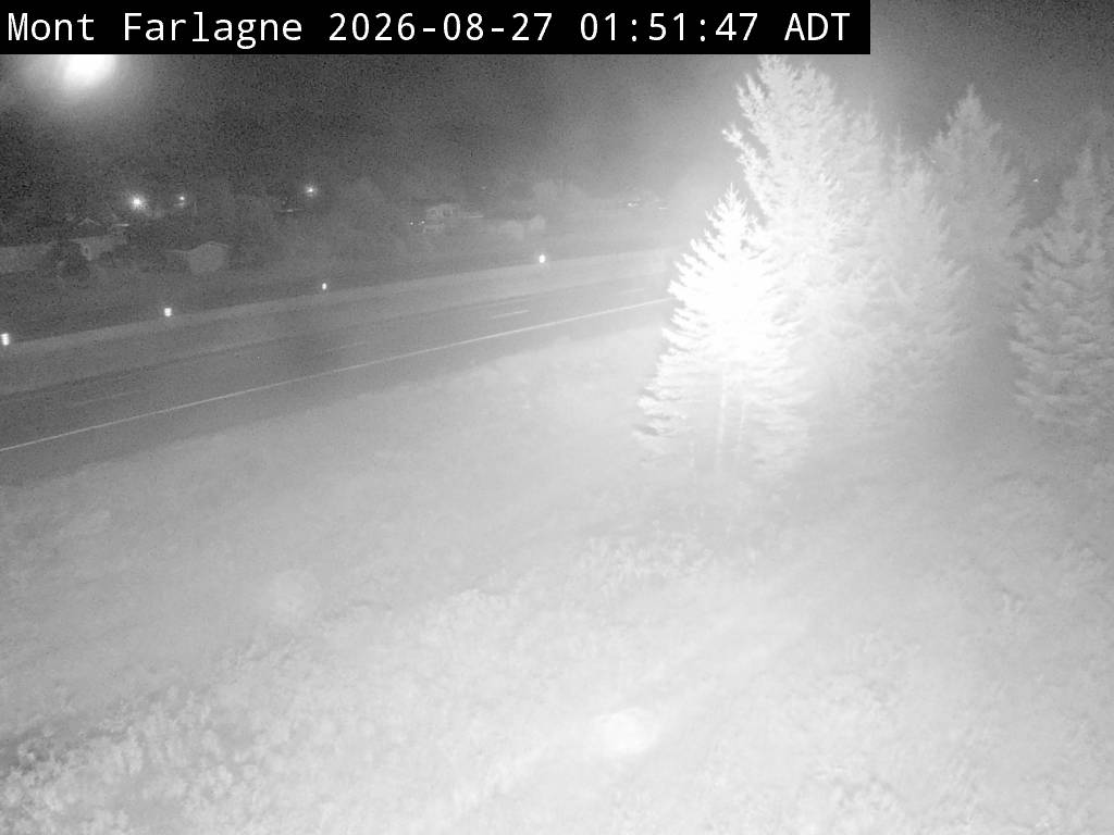 Web Cam image of Mont Farlagne (NB Highway 2)