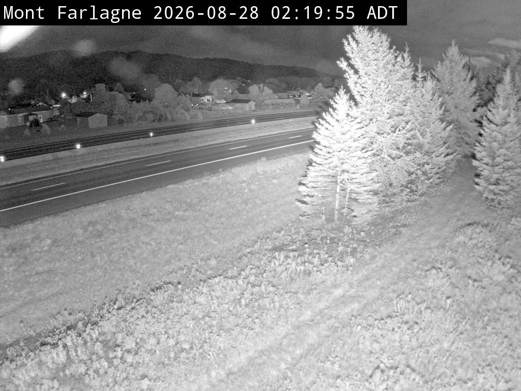 Web Cam image of Mont Farlagne (NB Highway 2)