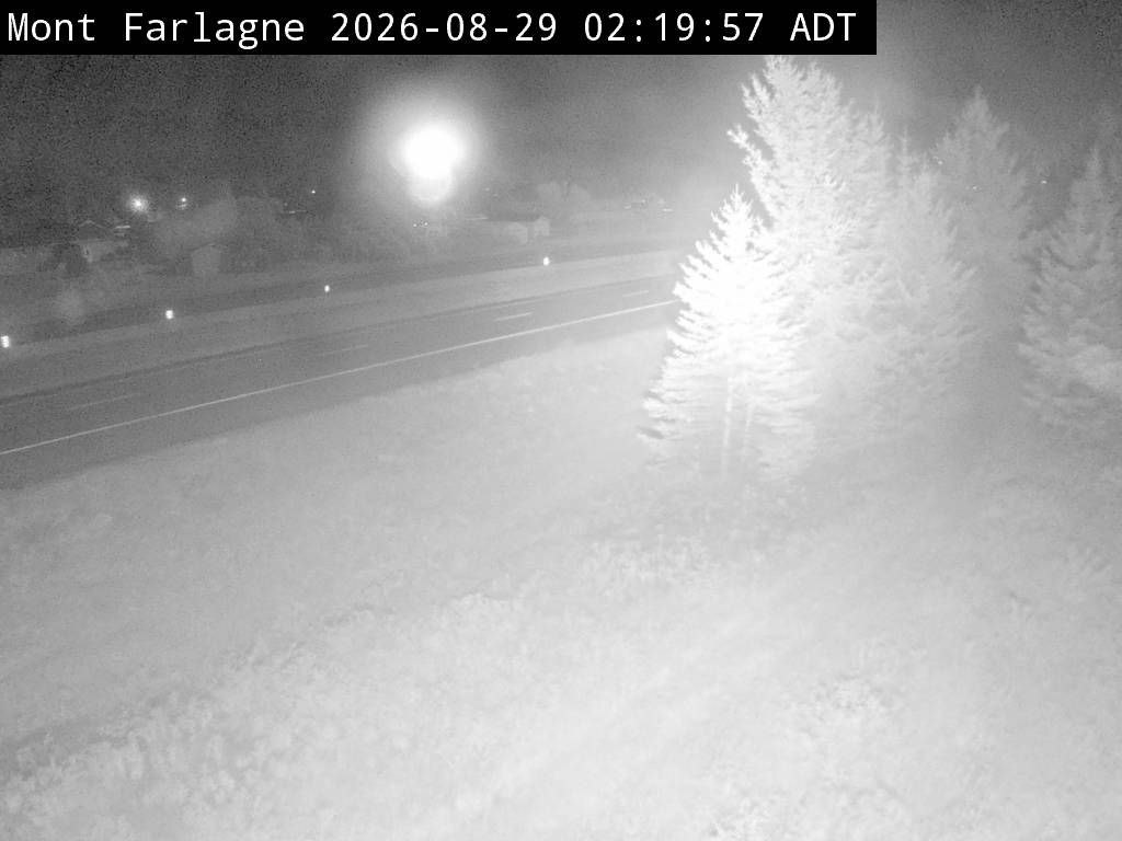 Web Cam image of Mont Farlagne (NB Highway 2)