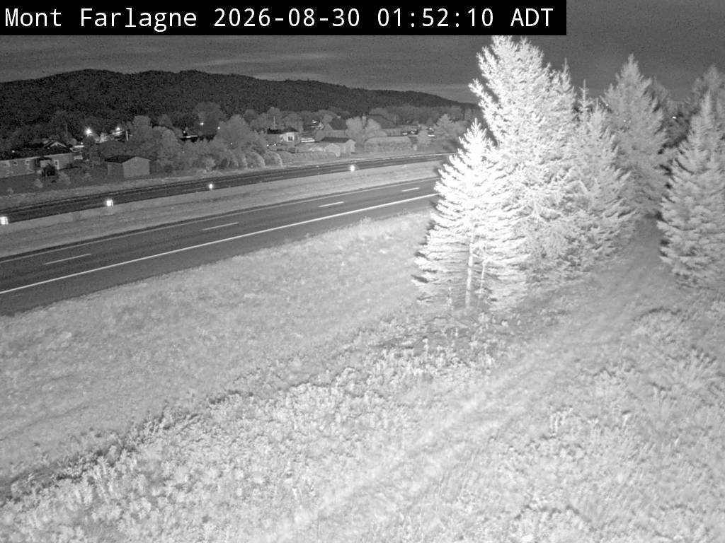 Web Cam image of Mont Farlagne (NB Highway 2)