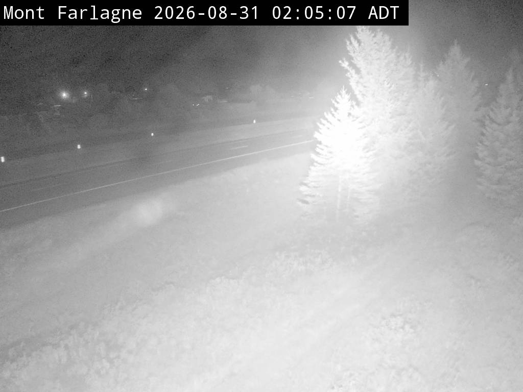 Web Cam image of Mont Farlagne (NB Highway 2)
