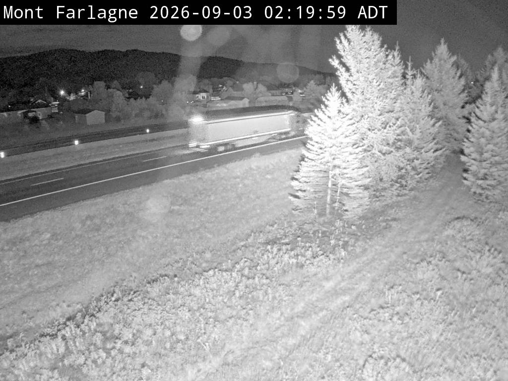 Web Cam image of Mont Farlagne (NB Highway 2)