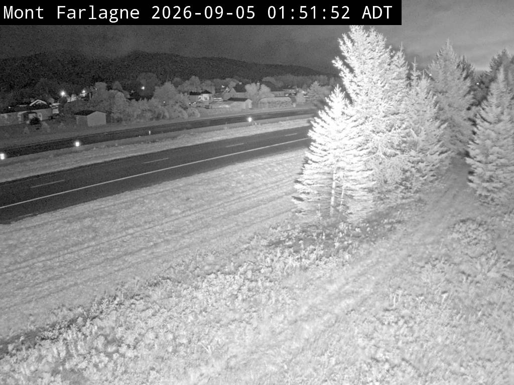Web Cam image of Mont Farlagne (NB Highway 2)