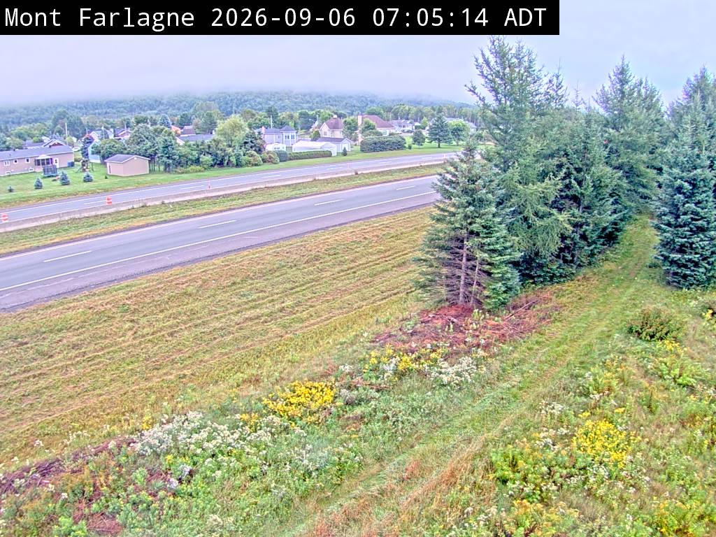 Web Cam image of Mont Farlagne (NB Highway 2)