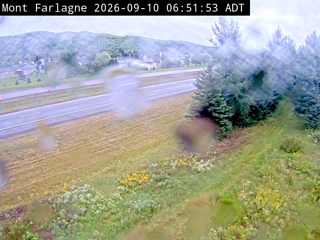 Web Cam image of Mont Farlagne (NB Highway 2)