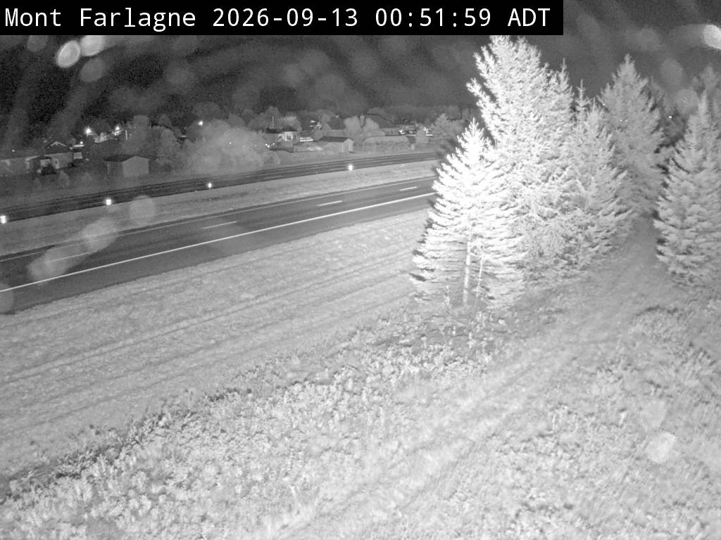 Web Cam image of Mont Farlagne (NB Highway 2)