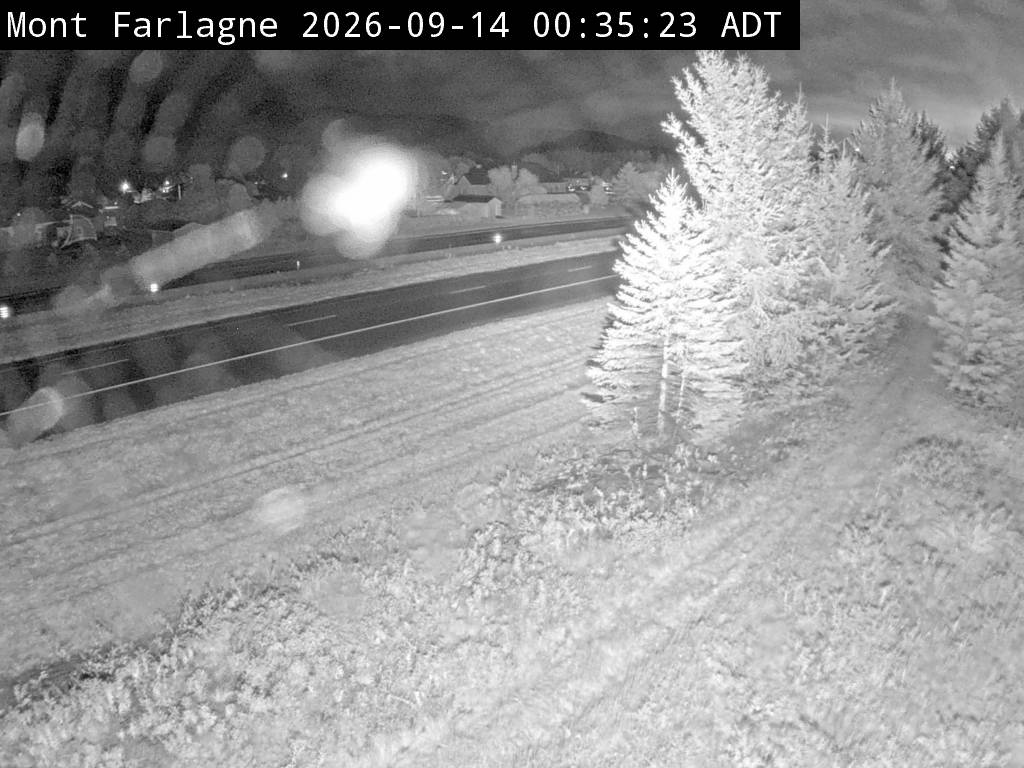 Web Cam image of Mont Farlagne (NB Highway 2)