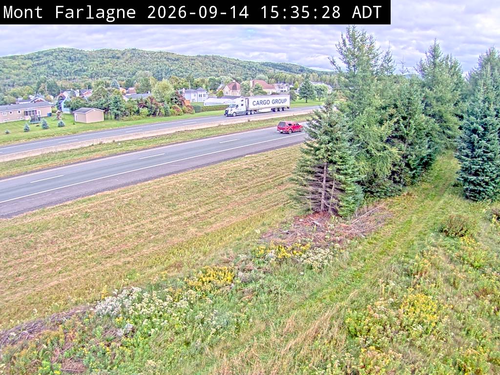 Web Cam image of Mont Farlagne (NB Highway 2)