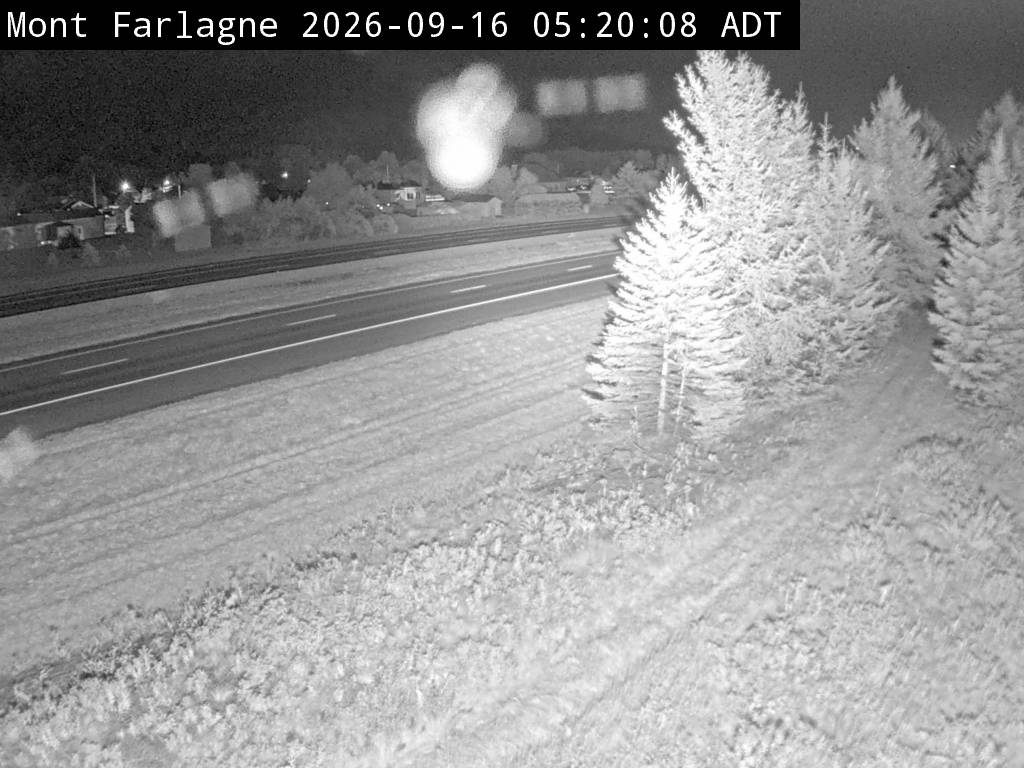 Web Cam image of Mont Farlagne (NB Highway 2)