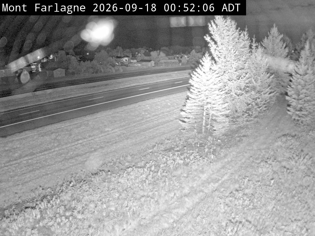Web Cam image of Mont Farlagne (NB Highway 2)