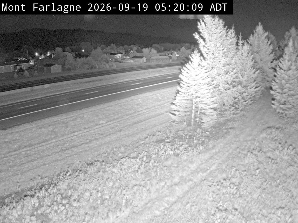 Web Cam image of Mont Farlagne (NB Highway 2)