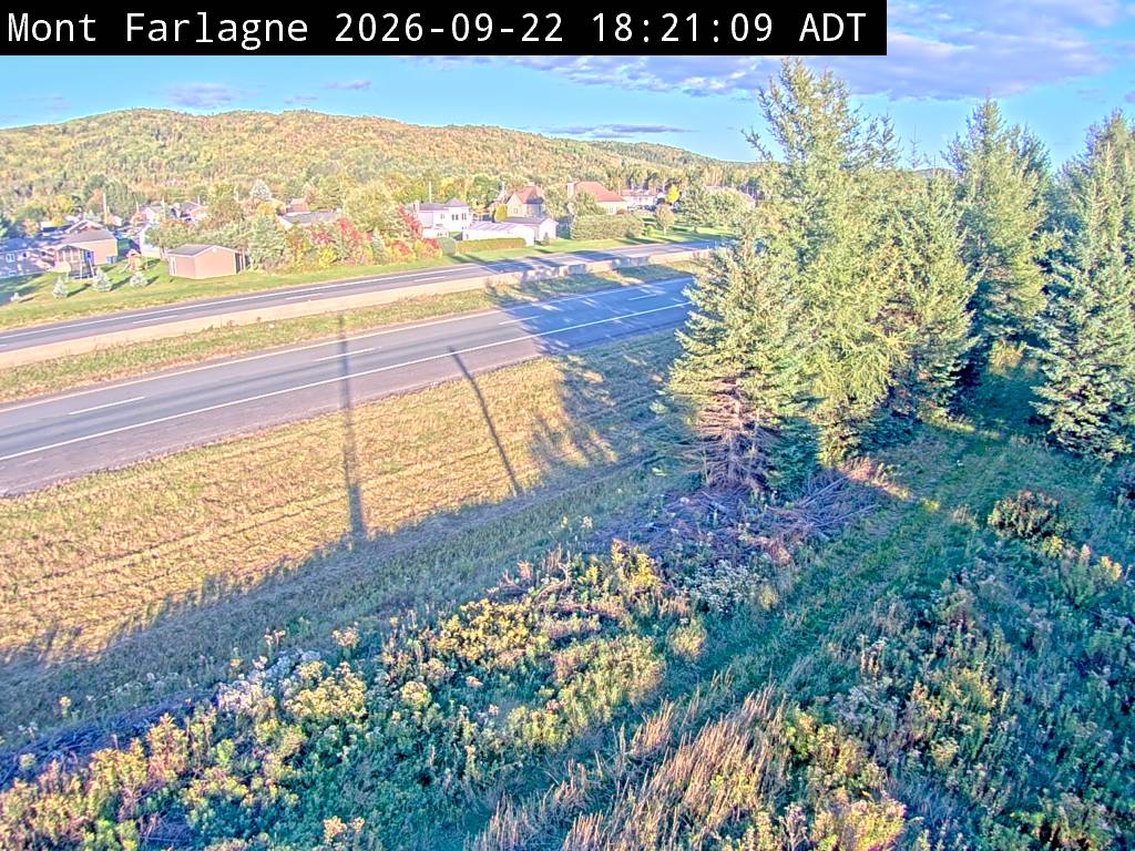 Web Cam image of Mont Farlagne (NB Highway 2)