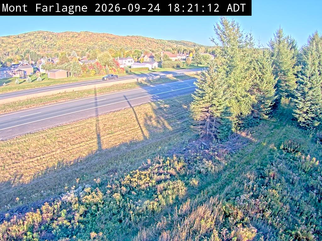 Web Cam image of Mont Farlagne (NB Highway 2)
