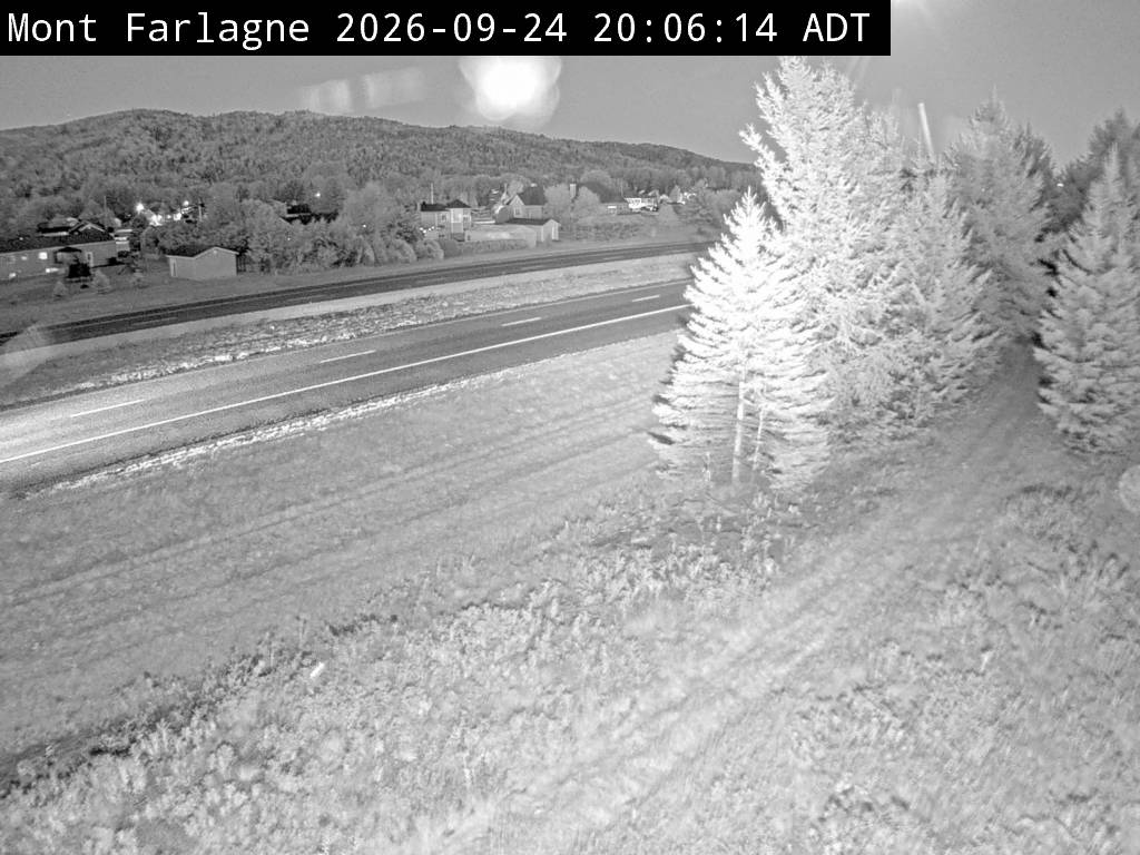 Web Cam image of Mont Farlagne (NB Highway 2)