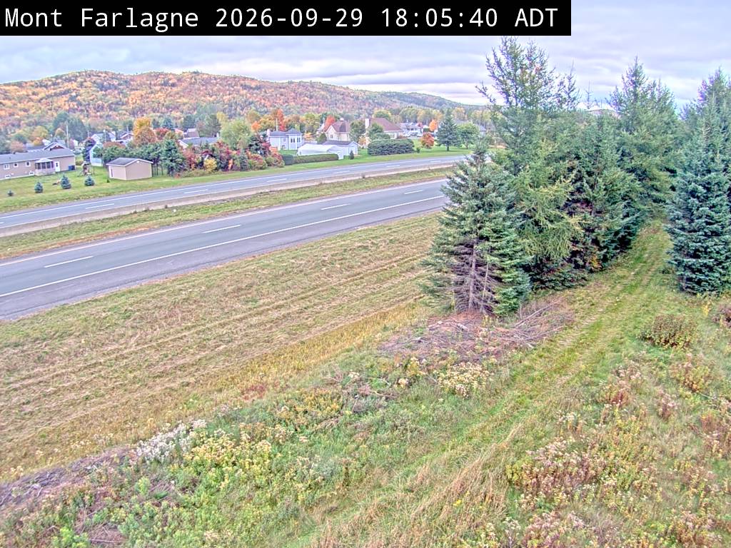 Web Cam image of Mont Farlagne (NB Highway 2)