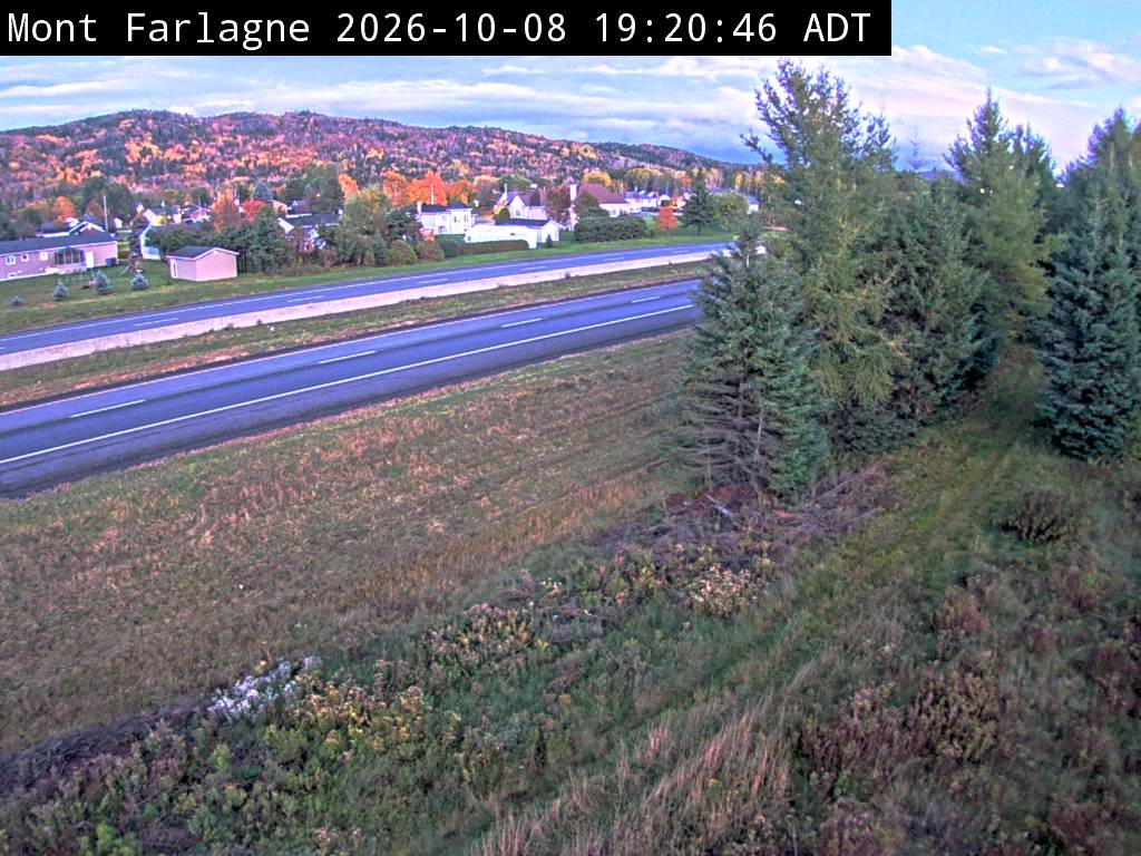 Web Cam image of Mont Farlagne (NB Highway 2)