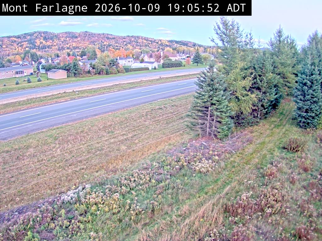 Web Cam image of Mont Farlagne (NB Highway 2)