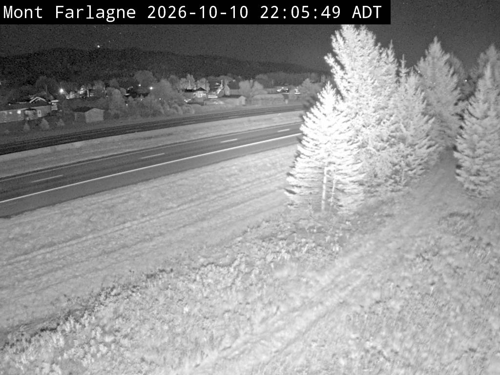 Web Cam image of Mont Farlagne (NB Highway 2)