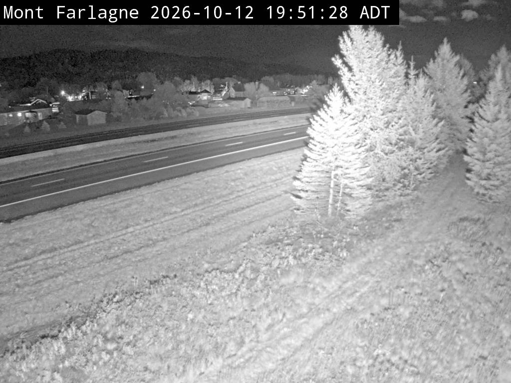 Web Cam image of Mont Farlagne (NB Highway 2)